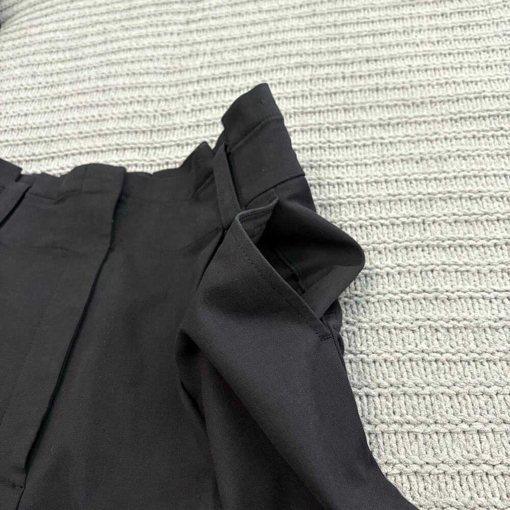 A.L.C. Black Pleated High Rise Pants Women's Size 2 Career Office Quiet Luxury - Picture 4 of 10